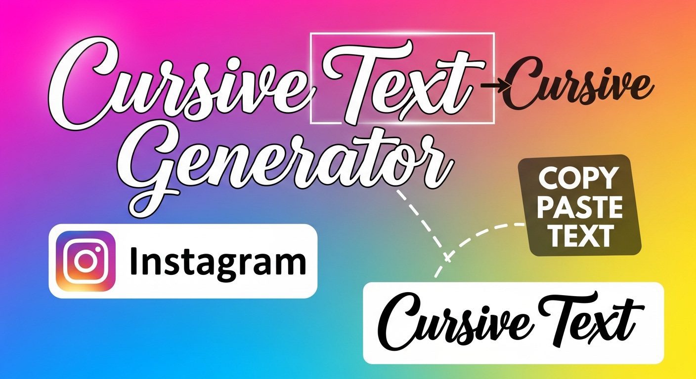 Instagram Cursive Text Generator Copy and Paste – Stylish Fonts for ...