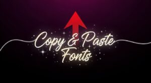 Elegant cursive fonts copy and paste