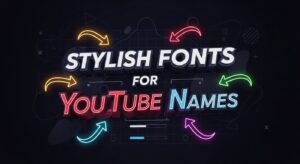 YouTube Channel Name Stylish Font Generator