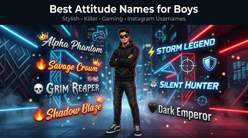 1,000+ Best Attitude Names for Boys