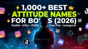 attitude names for boys