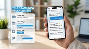 Telegram font generator for stylish copy and paste text